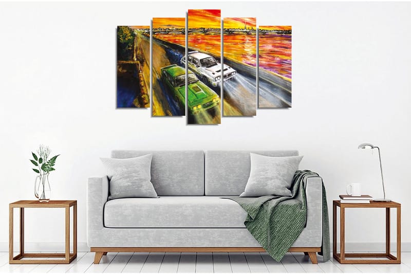 Väggdekor Canvas Målning 5 Delar - Inredning - Tavlor & konst - Canvastavlor