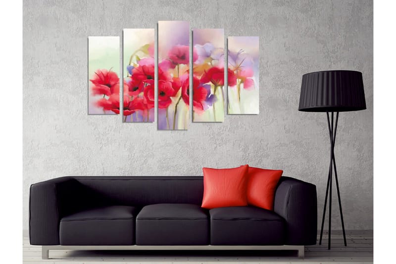 Väggdekor Canvas Målning 5 Delar - Inredning - Tavlor & konst - Canvastavlor
