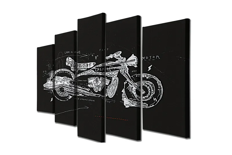 Väggdekor Canvas Målning 5 Delar, undefined