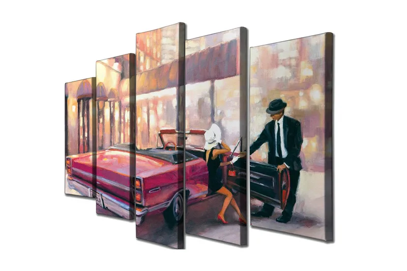 Väggdekor Canvas Målning 5 Delar, undefined