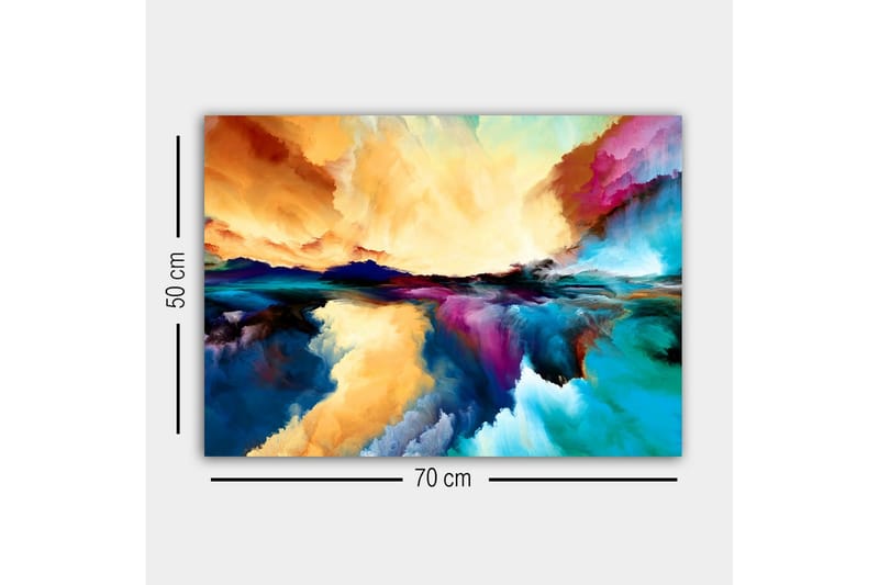 Väggdekor Canvastavla Bract Abstract - 70x50 cm - Inredning - Tavlor & konst - Canvastavlor