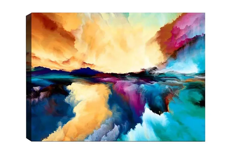 Väggdekor Canvastavla Bract Abstract, 70x50 cm