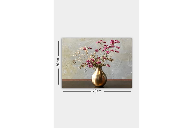 Väggdekor Canvastavla Bract Floral - 70x50 cm - Inredning - Tavlor & konst - Canvastavlor