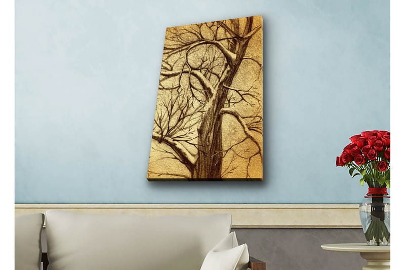 Väggdekor LED-belysning Canvas Målning - Inredning - Tavlor & konst - Canvastavlor