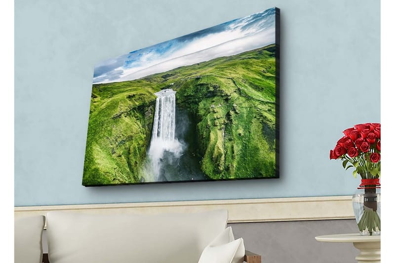 Väggdekor LED-belysning Canvas Målning - Inredning - Tavlor & konst - Canvastavlor