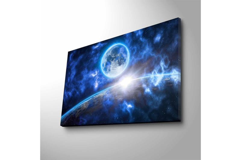 Väggdekor LED-belysning Canvas Målning - Inredning - Tavlor & konst - Canvastavlor