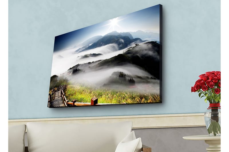 Väggdekor LED-belysning Canvas Målning - Inredning - Tavlor & konst - Canvastavlor