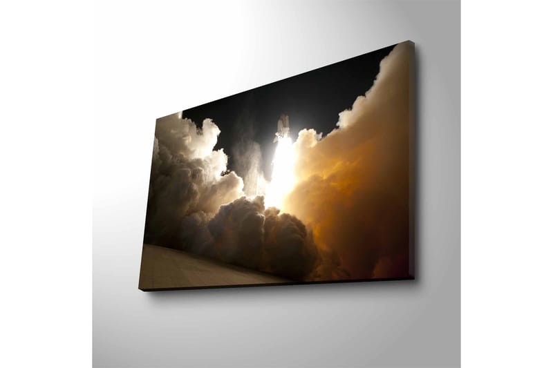 Väggdekor LED-belysning Canvas Målning - Inredning - Tavlor & konst - Canvastavlor