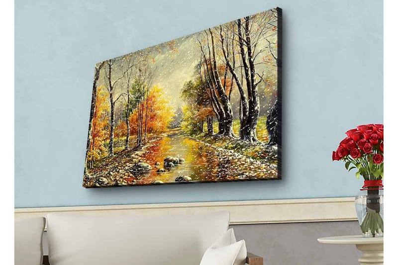 Väggdekor LED-belysning Canvas Målning - Inredning - Tavlor & konst - Canvastavlor