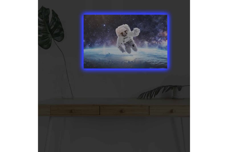 Väggdekor LED-belysning Canvas Målning - Inredning - Tavlor & konst - Canvastavlor