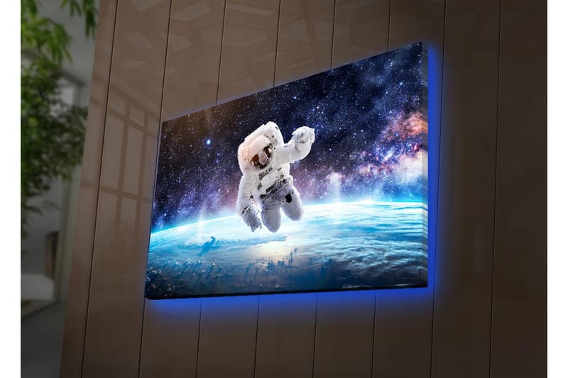 Väggdekor LED-belysning Canvas Målning - Inredning - Tavlor & konst - Canvastavlor