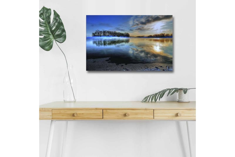 Väggdekor LED-belysning Canvas Målning - Inredning - Tavlor & konst - Canvastavlor