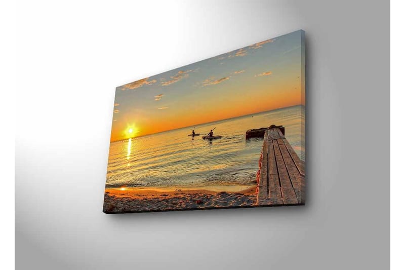 Väggdekor LED-belysning Canvas Målning - Inredning - Tavlor & konst - Canvastavlor