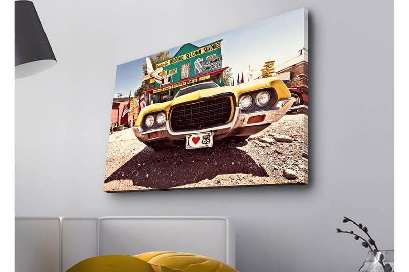 Väggdekor LED-belysning Canvas Målning - Inredning - Tavlor & konst - Canvastavlor