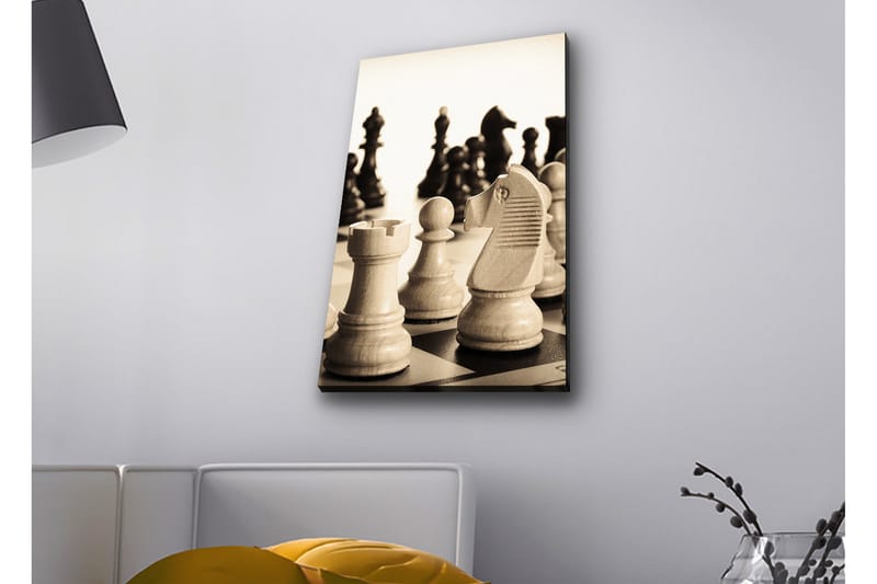 Väggdekor LED-belysning Canvas Målning - Inredning - Tavlor & konst - Canvastavlor