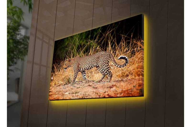 Väggdekor LED-belysning Canvas Målning - Inredning - Tavlor & konst - Canvastavlor