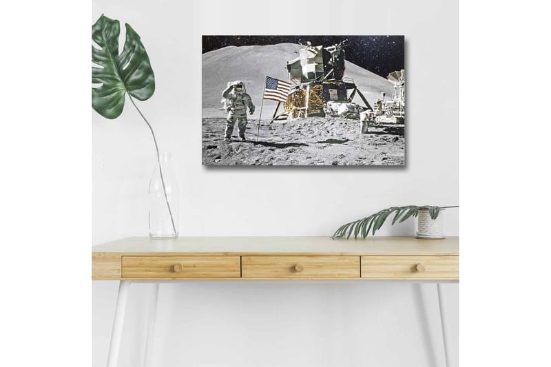 Väggdekor LED-belysning Canvas Målning - Inredning - Tavlor & konst - Canvastavlor
