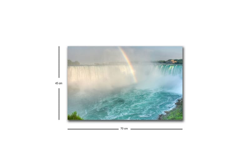 Väggdekor LED-belysning Canvas Målning - Inredning - Tavlor & konst - Canvastavlor
