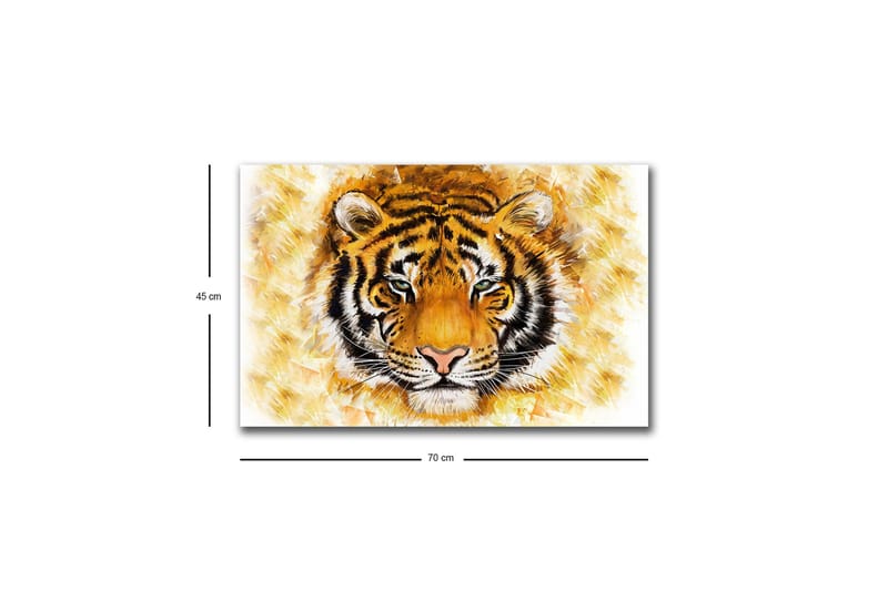 Väggdekor LED-belysning Canvas Målning - Inredning - Tavlor & konst - Canvastavlor