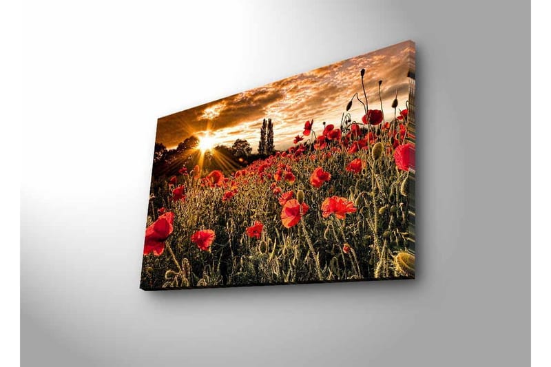 Väggdekor LED-belysning Canvas Målning - Inredning - Tavlor & konst - Canvastavlor
