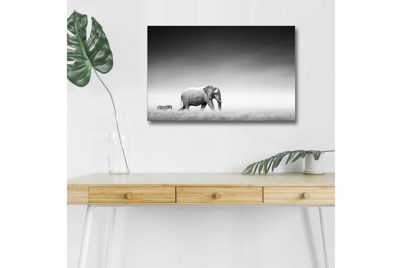 Väggdekor LED-belysning Canvas Målning - Inredning - Tavlor & konst - Canvastavlor