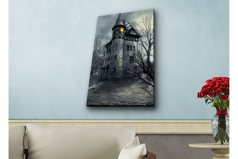 Väggdekor LED-belysning Canvas Målning - Inredning - Tavlor & konst - Canvastavlor
