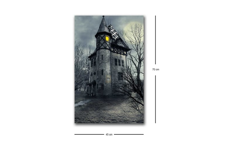Väggdekor LED-belysning Canvas Målning - Inredning - Tavlor & konst - Canvastavlor
