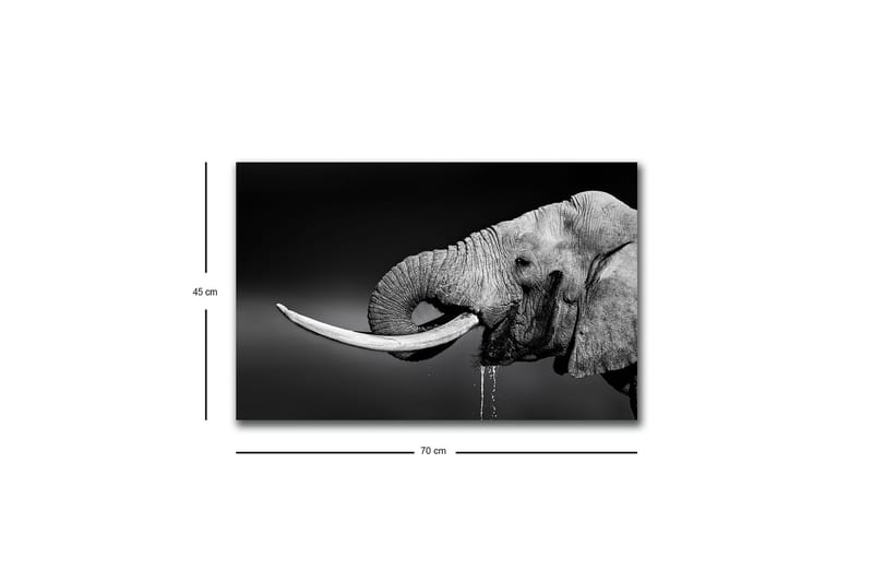 Väggdekor LED-belysning Canvas Målning - Inredning - Tavlor & konst - Canvastavlor