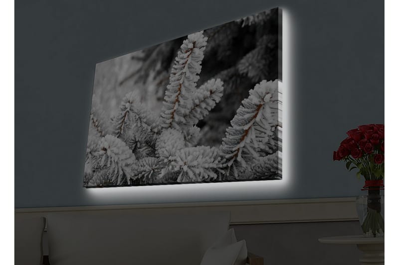 Väggdekor LED-belysning Canvas Målning - Inredning - Tavlor & konst - Canvastavlor