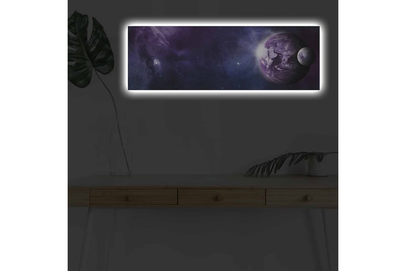 Väggdekor LED-belysning Canvas Målning - Inredning - Tavlor & konst - Canvastavlor