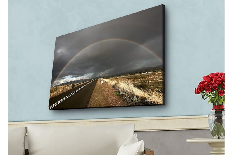 Väggdekor LED-belysning Canvas Målning - Inredning - Tavlor & konst - Canvastavlor