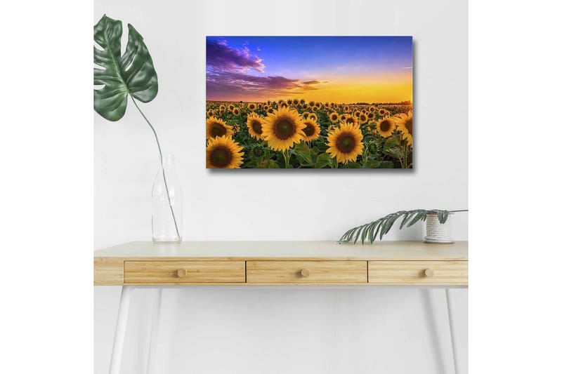 Väggdekor LED-belysning Canvas Målning - Inredning - Tavlor & konst - Canvastavlor