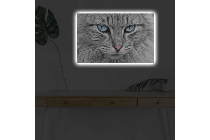 Väggdekor LED-belysning Canvas Målning - Inredning - Tavlor & konst - Canvastavlor