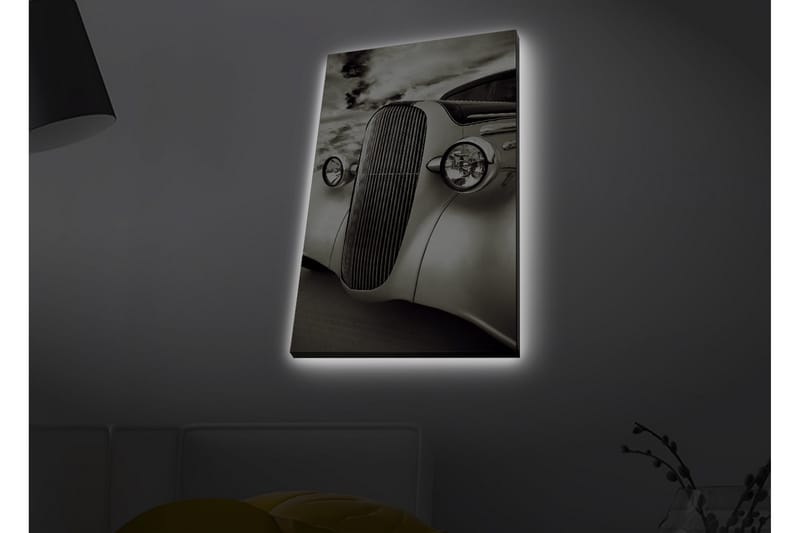 Väggdekor LED-belysning Canvas Målning - Inredning - Tavlor & konst - Canvastavlor