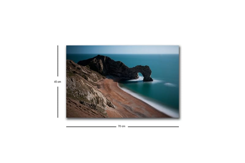 Väggdekor LED-belysning Canvas Målning - Inredning - Tavlor & konst - Canvastavlor