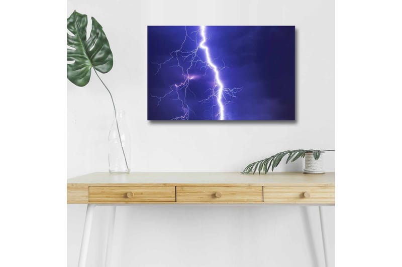 Väggdekor LED-belysning Canvas Målning - Inredning - Tavlor & konst - Canvastavlor