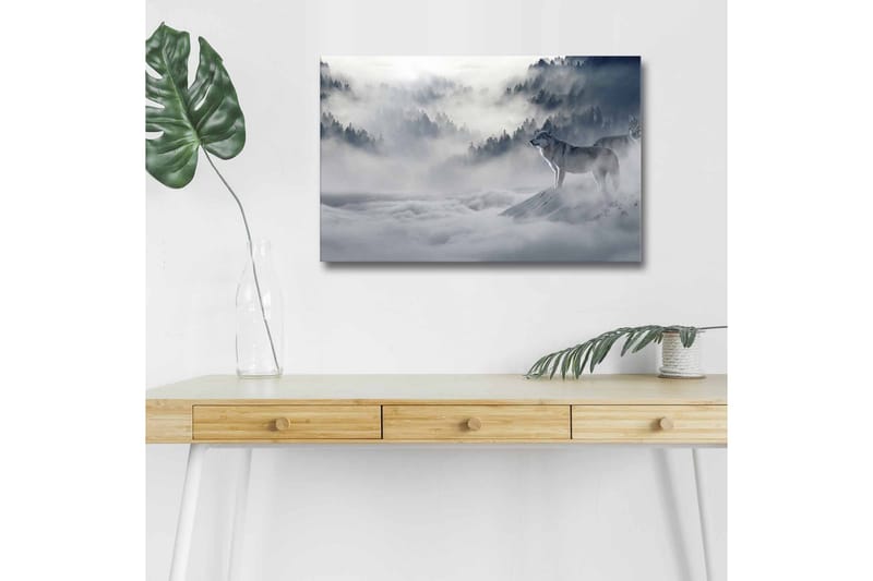 Väggdekor LED-belysning Canvas Målning - Inredning - Tavlor & konst - Canvastavlor