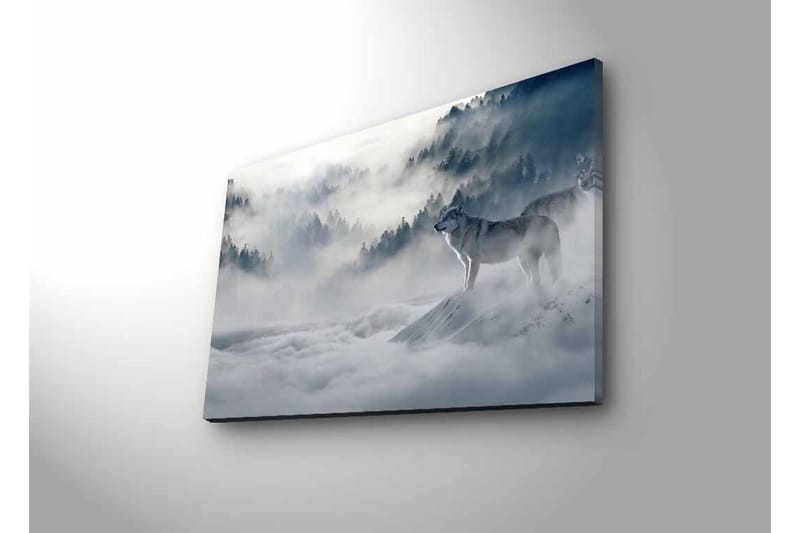 Väggdekor LED-belysning Canvas Målning - Inredning - Tavlor & konst - Canvastavlor