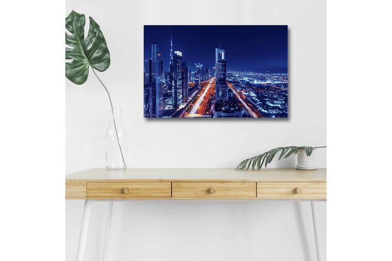 Väggdekor LED-belysning Canvas Målning - Inredning - Tavlor & konst - Canvastavlor
