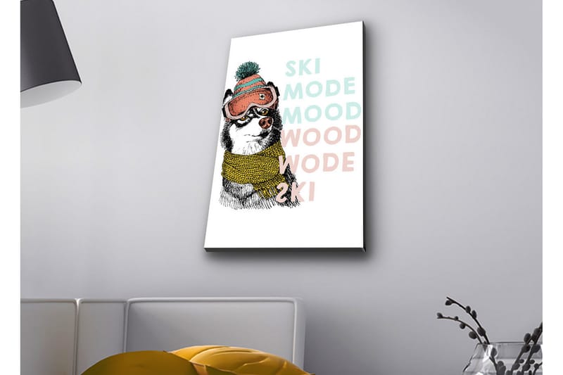 Väggdekor LED-belysning Canvas Målning - Inredning - Tavlor & konst - Canvastavlor