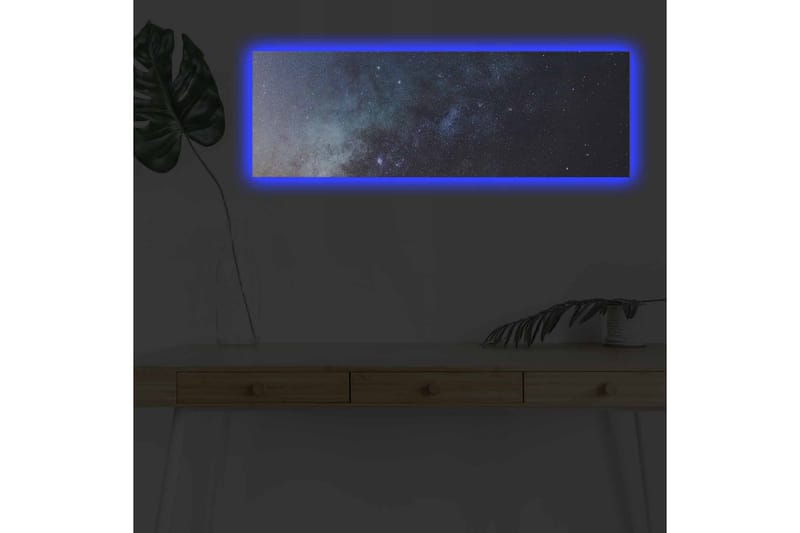 Väggdekor LED-belysning Canvas Målning - Inredning - Tavlor & konst - Canvastavlor