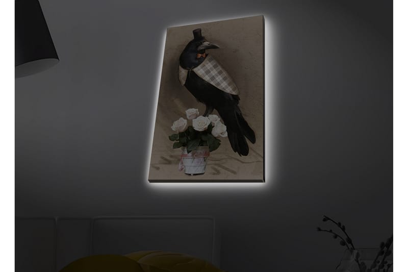 Väggdekor LED-belysning Canvas Målning - Inredning - Tavlor & konst - Canvastavlor
