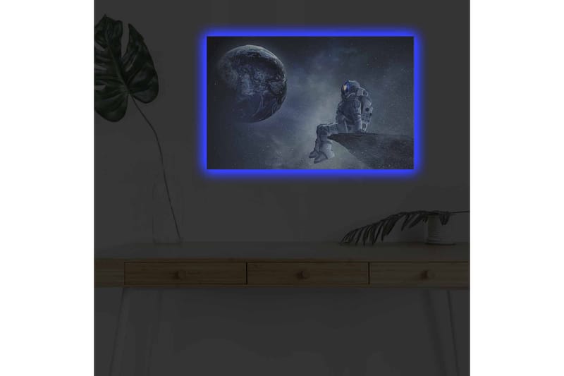 Väggdekor LED-belysning Canvas Målning - Inredning - Tavlor & konst - Canvastavlor