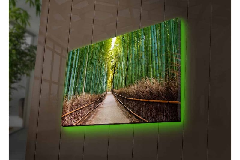 Väggdekor LED-belysning Canvas Målning - Inredning - Tavlor & konst - Canvastavlor