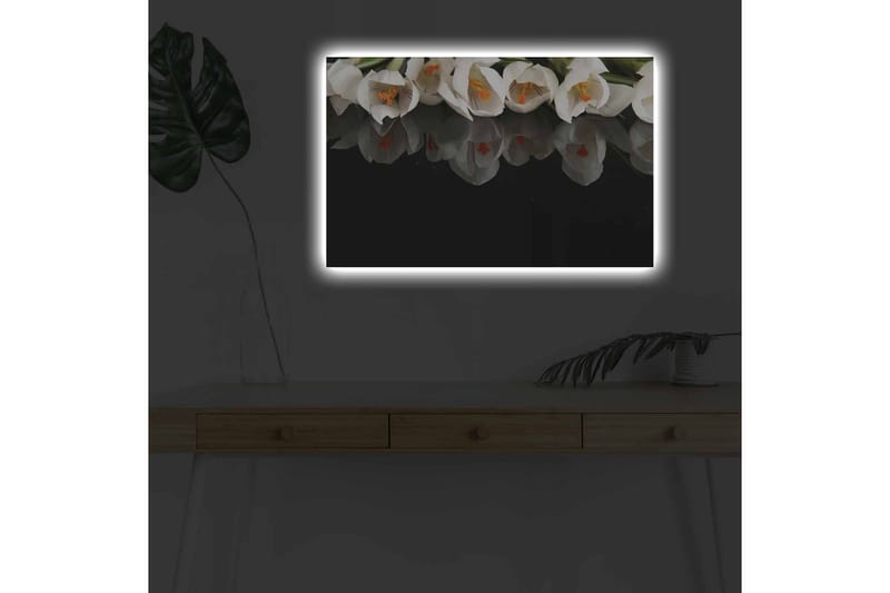 Väggdekor LED-belysning Canvas Målning - Inredning - Tavlor & konst - Canvastavlor