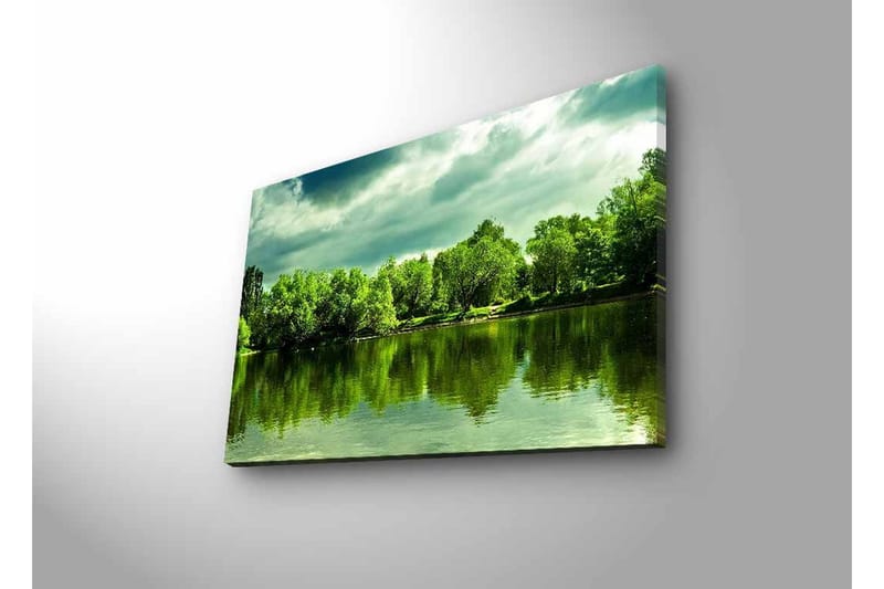 Väggdekor LED-belysning Canvas Målning - Inredning - Tavlor & konst - Canvastavlor