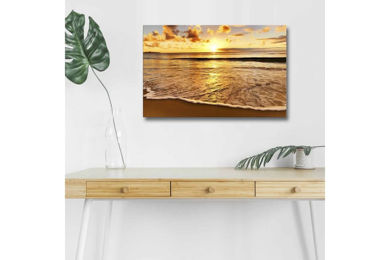 Väggdekor LED-belysning Canvas Målning - Inredning - Tavlor & konst - Canvastavlor