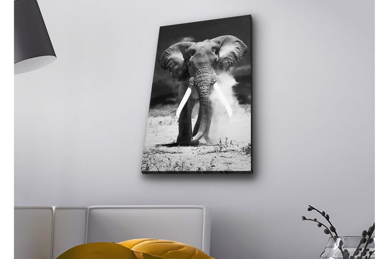 Väggdekor LED-belysning Canvas Målning - Inredning - Tavlor & konst - Canvastavlor