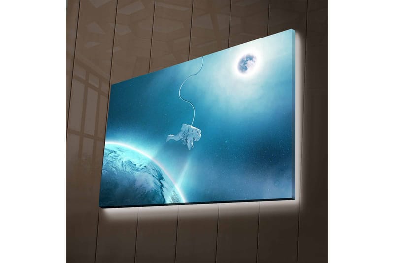Väggdekor LED-belysning Canvas Målning - Inredning - Tavlor & konst - Canvastavlor