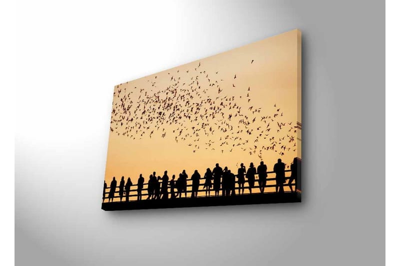 Väggdekor LED-belysning Canvas Målning - Inredning - Tavlor & konst - Canvastavlor